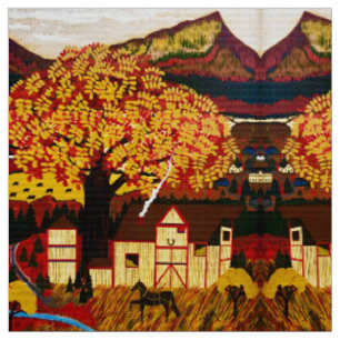 Fall Americana Farm Fabric