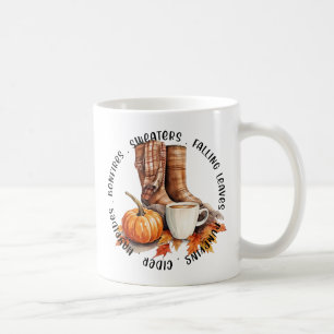Fall and Autumn Vibes Coffee Mug