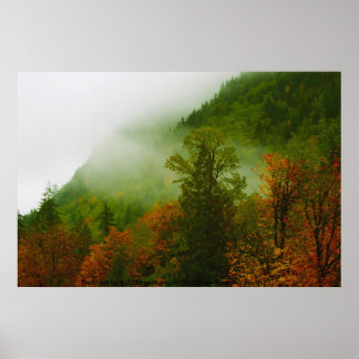 Fall and Fog Print