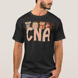 Fall Animal CNA Certified Nursing Assistant Thanks T-Shirt