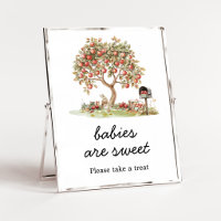 Fall Apple of our Eyes Babies are Sweet Sign