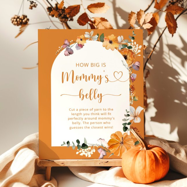 Fall arch how big is mummy's belly game poster (Creator Uploaded)