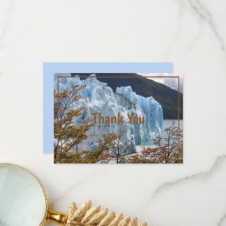 Fall at Perito Moreno Glacier, Argentina Thank You Card