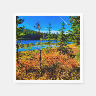 Fall at the Lake Napkins
