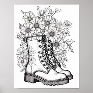 Fall/Autumn Adult Colouring Poster