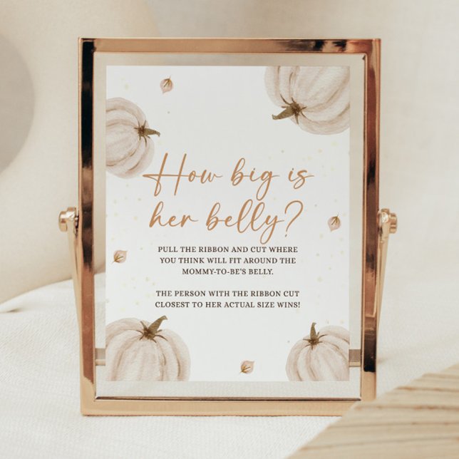 Fall Autumn Baby Shower Game Sign (Creator Uploaded)