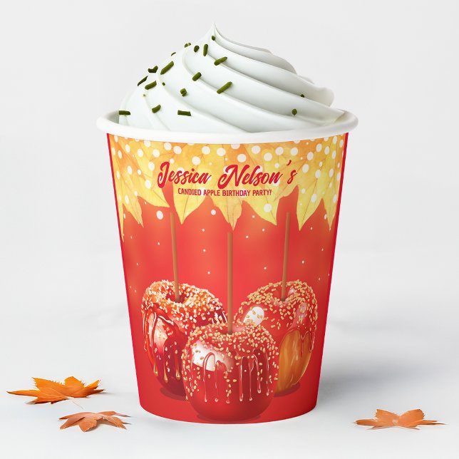 Fall Autumn Candied Apple Party Paper Cups (Fall Autumn Candied Apple Party Paper Cups
)