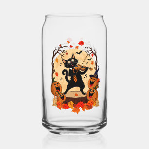 Fall Autumn Drinking Glass with Design