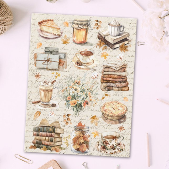 Fall Autumn Favourite Essential Aesthetic Postcard (In situ)