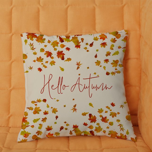  Fall Autumn Foliage leaves Throw pillows (Creator Uploaded)