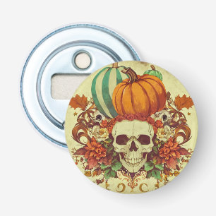 Fall/Autumn/Halloween/pumpkin/skeleton Bottle Opener