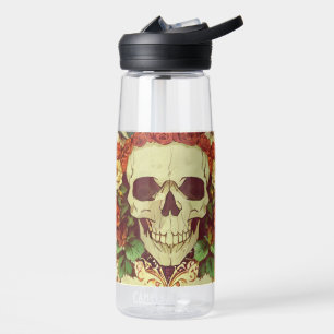 Fall/Autumn/Halloween/pumpkin/skeleton  Water Bottle