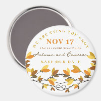 Fall Autumn Knotted Love Trees Save The Date