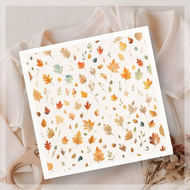 Fall Autumn Leaf |  Napkin (Creator Uploaded)