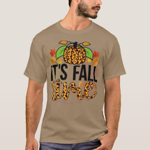 Fall Autumn Leave Lover Fall is My Favourite Colou T-Shirt