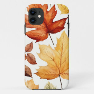 Fall Autumn Leaves Abstract Case-Mate iPhone Case