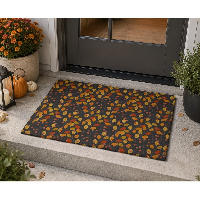 Fall Autumn Leaves & Berries Doormat (Creator Uploaded)