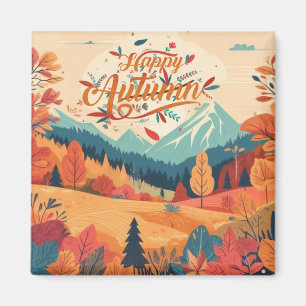 Fall/Autumn/leaves/colourful Magnet