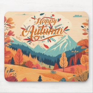 Fall/Autumn/leaves/colourful Mouse Pad