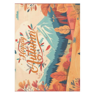Fall/Autumn/leaves/colourful Tablecloth