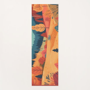 Fall/Autumn/leaves/colourful Yoga Mat