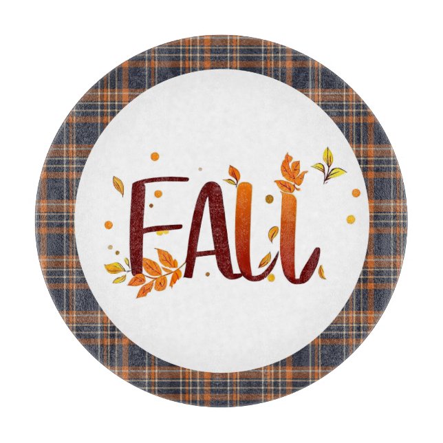 Fall/Autumn/Leaves  Cutting Board (Front)