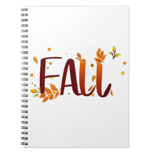 Fall/Autumn/Leaves Notebook