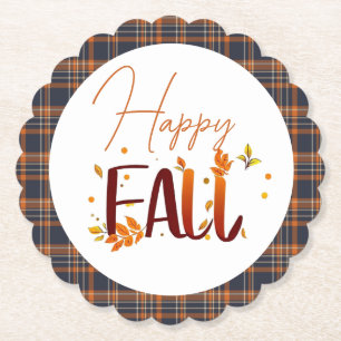 Fall/Autumn/Leaves Paper Coaster