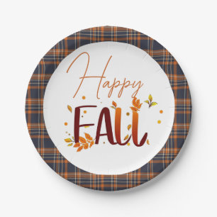 Fall/Autumn/Leaves Paper Plate