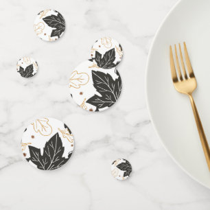 Fall Autumn Leaves Party Table Decoration Confetti