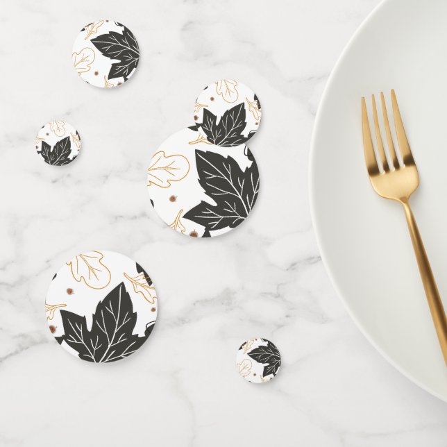 Fall Autumn Leaves Party Table Decoration Confetti (Group)