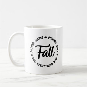 Fall- Autumn Leaves - Pumpkin Spice Coffee Mug