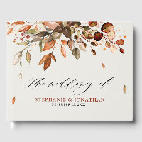 Fall Autumn Leaves Rustic Country Boho Wedding