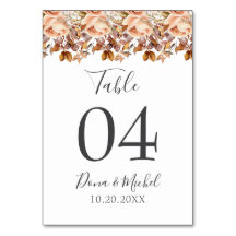 Fall Autumn Leaves Rustic Country Boho Wedding
