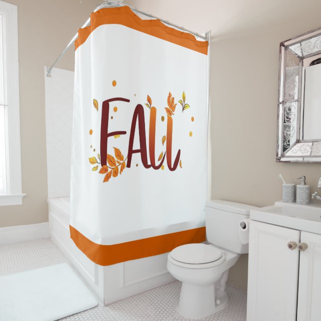 Fall/Autumn/Leaves  Shower Curtain (In Situ)