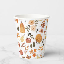 Fall/Autumn Paper cup