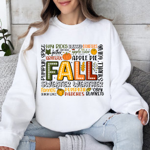 Fall Autumn Pumpkin Spice Cosy Sweatshirt