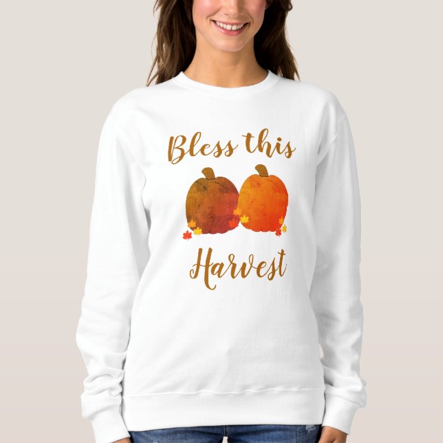 Fall/Autumn/Pumpkin  Sweatshirt (Front)