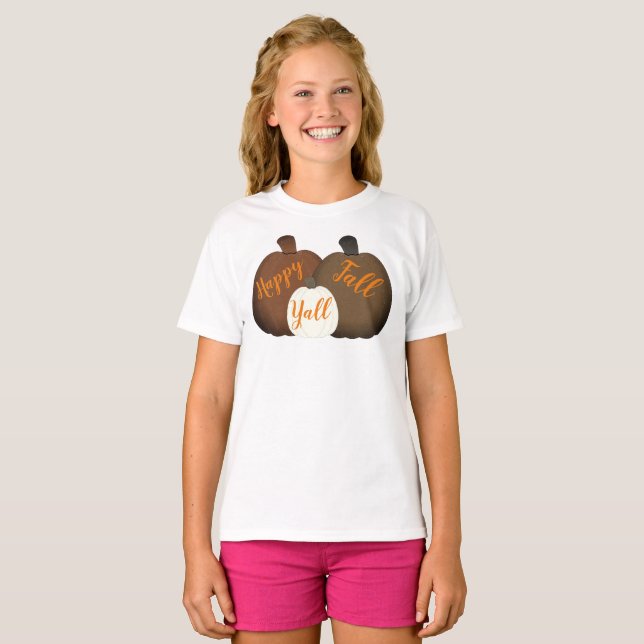 Fall/Autumn/Pumpkin   T-Shirt (Front Full)