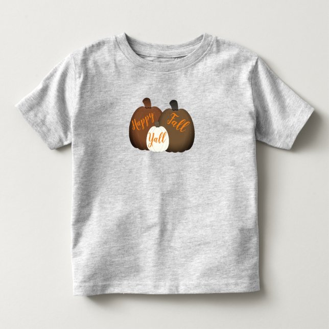 Fall/Autumn/Pumpkin   Toddler T-Shirt (Front)