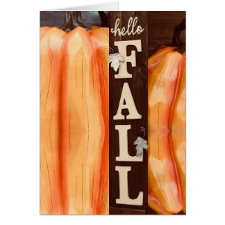 Fall Autumn Pumpkins Blank