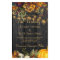 Fall autumn rustic wood budget wedding invitation