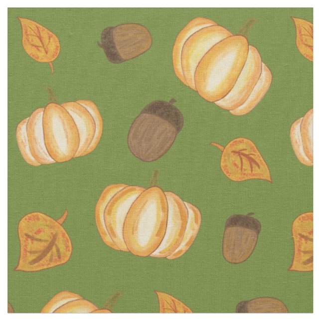 Fall / Autumn Season Fabric (Close Up)
