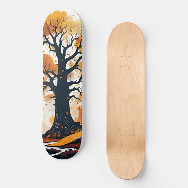 Fall Autumn Skateboard (Front)