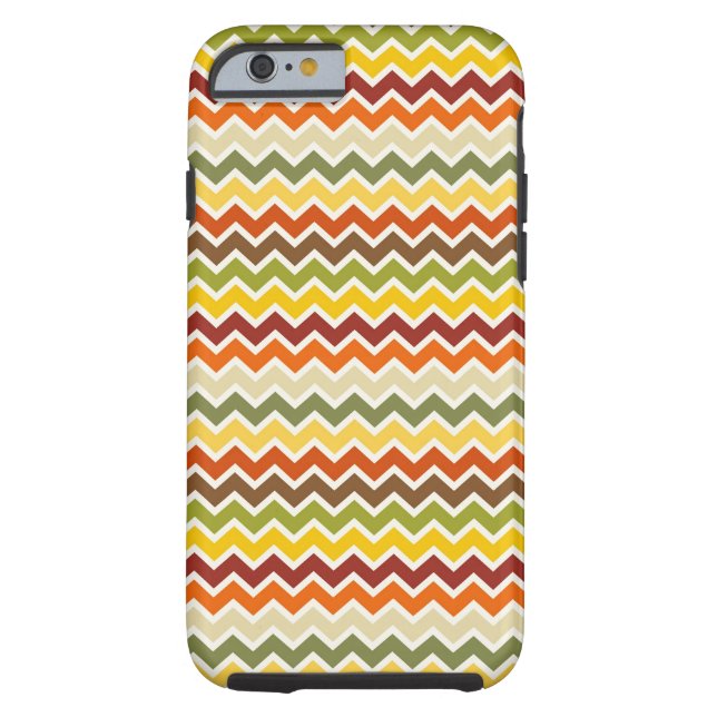 Fall Autumn Thanksgiving Chevron Zigzag Pattern Case-Mate iPhone Case (Back)