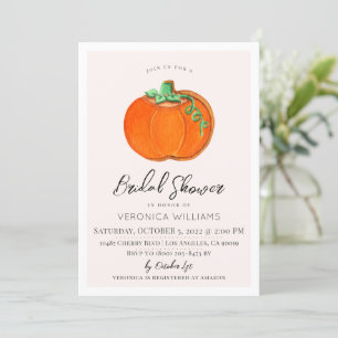 Fall Autumn Treats Bridal Shower Invitation