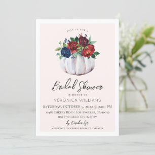 Fall Autumn Treats Bridal Shower Invitation