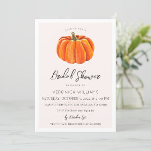 Fall Autumn Treats Bridal Shower Invitation