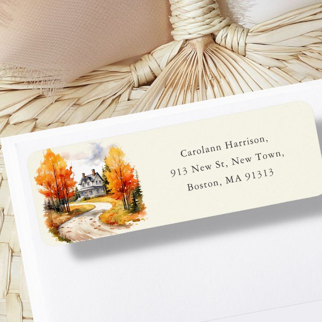 Fall Autumnal House | New Home Address  (Creator Uploaded)