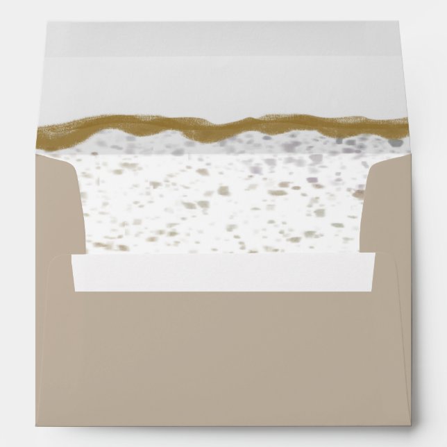 Fall Baby Shower Boho Envelope (Back (Bottom))